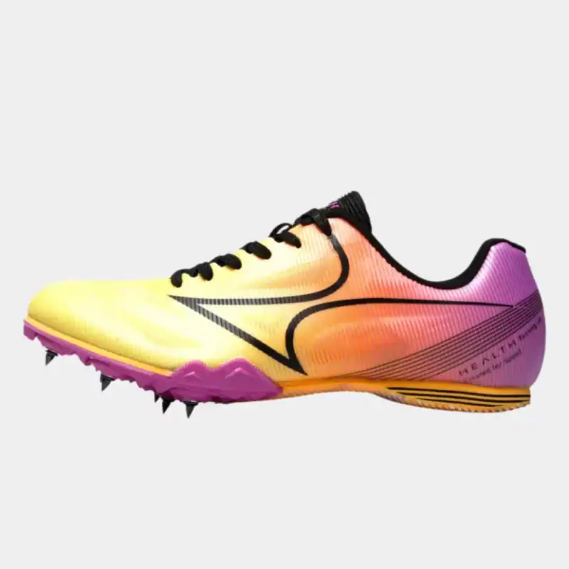 Púas de atletismo Health Premium amarillas y moradas