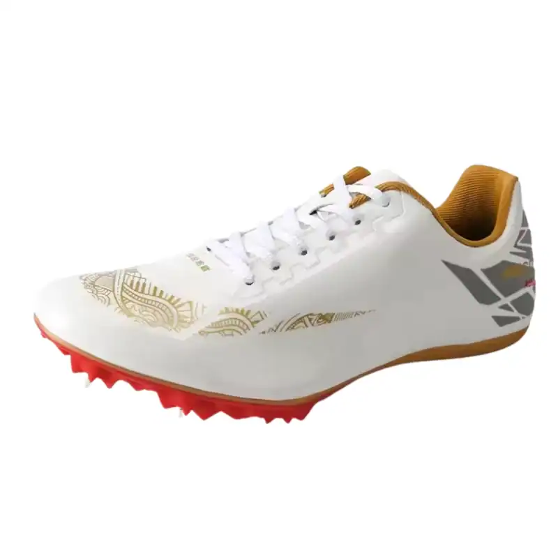 White Medaron Sprint Track Spikes