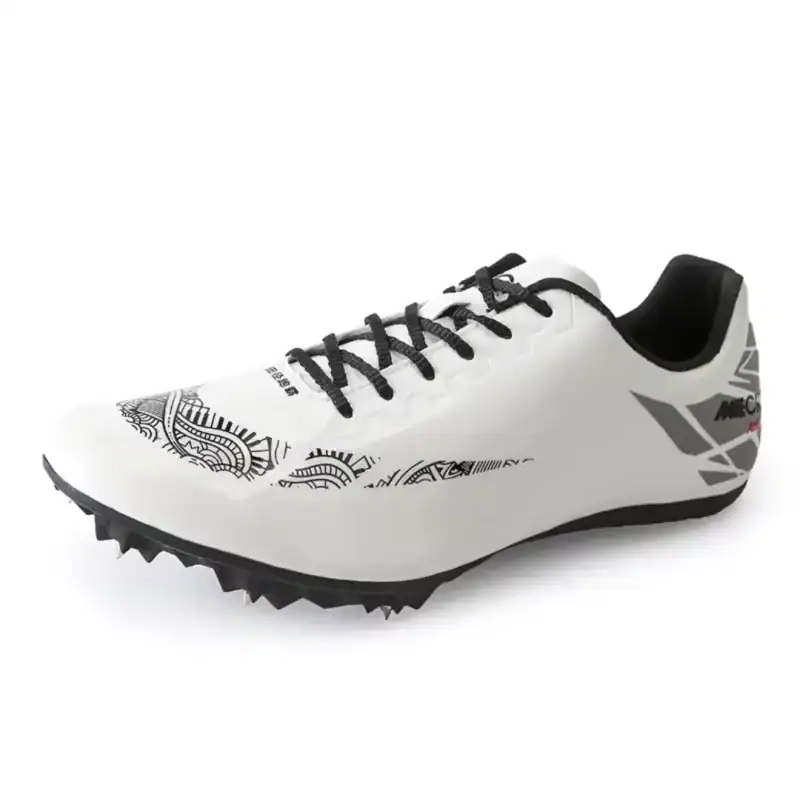 White Medaron Sprint Track Spikes